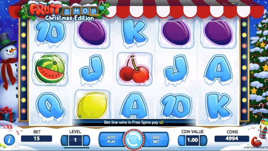 Fruit Shop Christmas Edition Slot – £100 Bonus & 50 Free Spins | JeffBet
