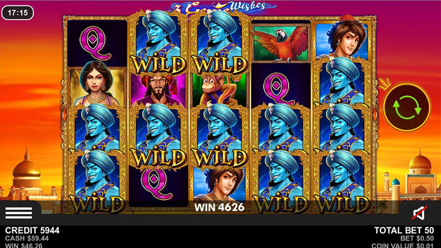 3-Genie-Wishes-Slot-screenshot