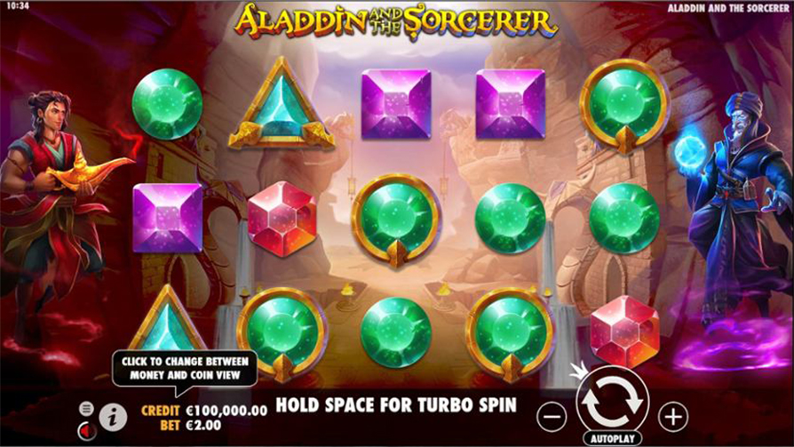 Aladdin-and-the-Sorcerer-Slot-screenshot