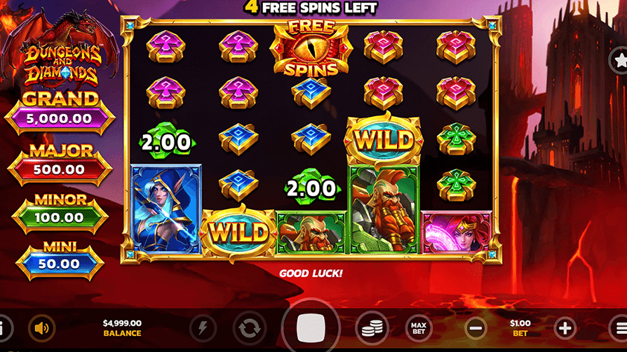 Dungeons-and-Diamonds-Slot-screenshot
